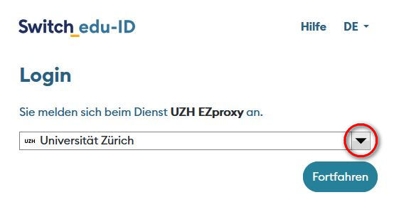Eproxy Login Fenster